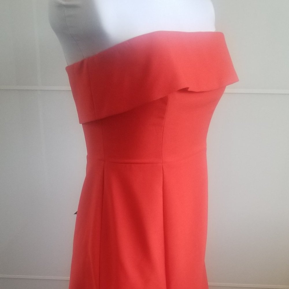 Orange Strapless Dress NWT Teeze Me